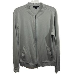 Robert Barakett Men's‎ Large Full Zip Jacket RB01259 100% Pima Cotton